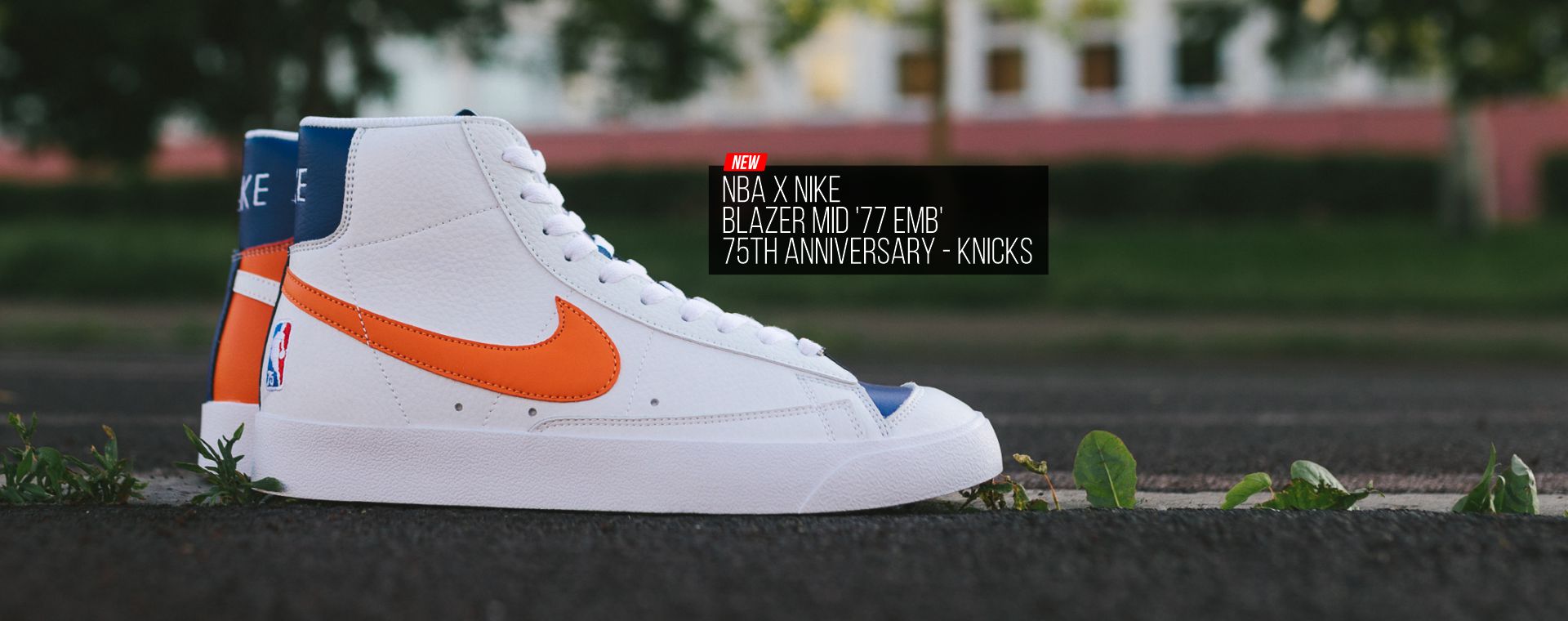 NBA x NIKE BLAZER MID '77 EMB' 75TH ANNIVERSARY - KNICKS NBA x NIKE BLAZER MID '77 EMB' 75TH ANNIVERSARY - KNICKS
