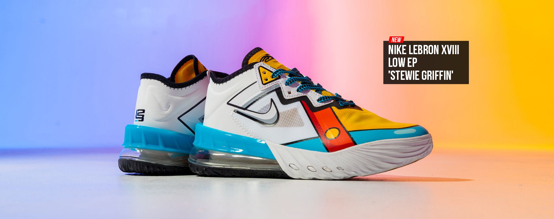 NIKE LEBRON XVIII LOW EP 'STEWIE GRIFFIN' NIKE LEBRON XVIII LOW EP 'STEWIE GRIFFIN'