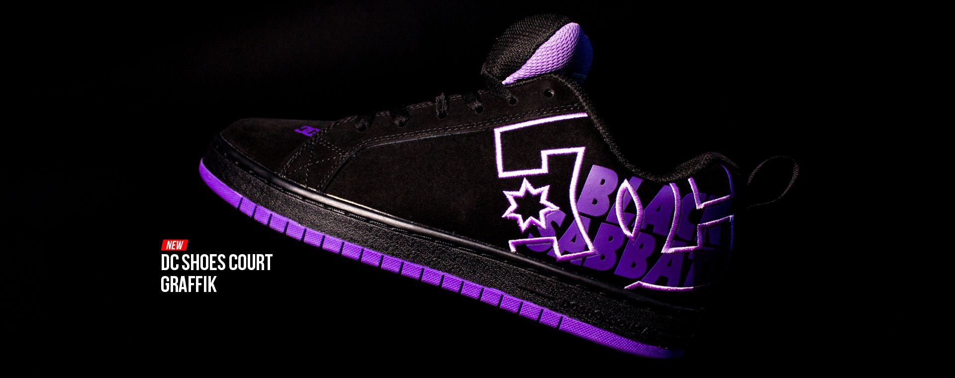 DC SHOES COURT GRAFFIK 'BLACK SABBATH' DC SHOES COURT GRAFFIK 'BLACK SABBATH'