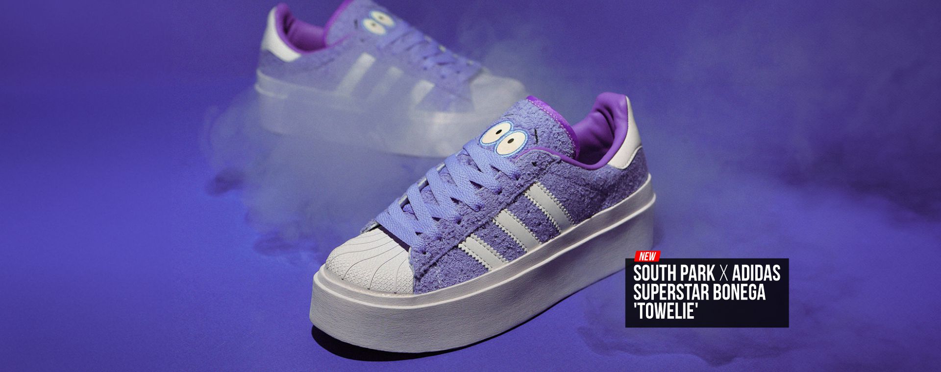 SOUTH PARK X ADIDAS SUPERSTAR BONEGA 'TOWELIE' SOUTH PARK X ADIDAS SUPERSTAR BONEGA 'TOWELIE'