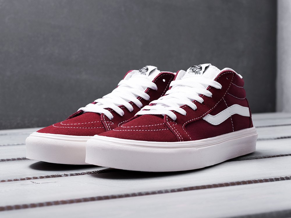 red sk8 high vans