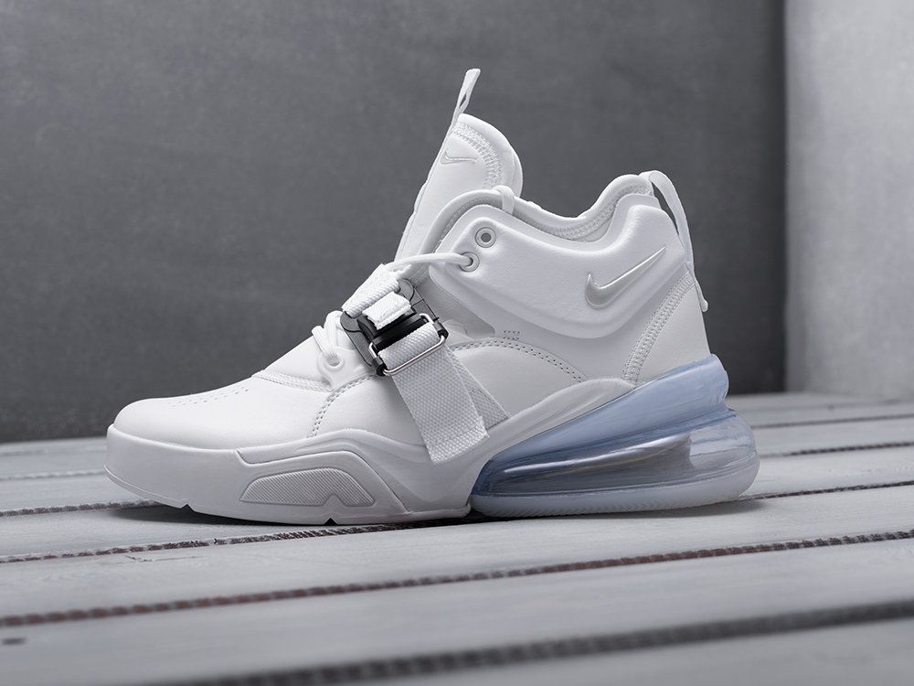 Nike air force 270 white silver on sale