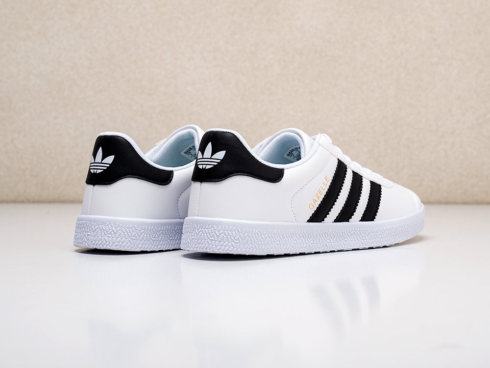 All white adidas gazelle hot sale og