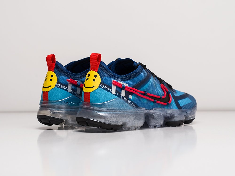 Nike air max vapormax 2019 white red blue laceless shop