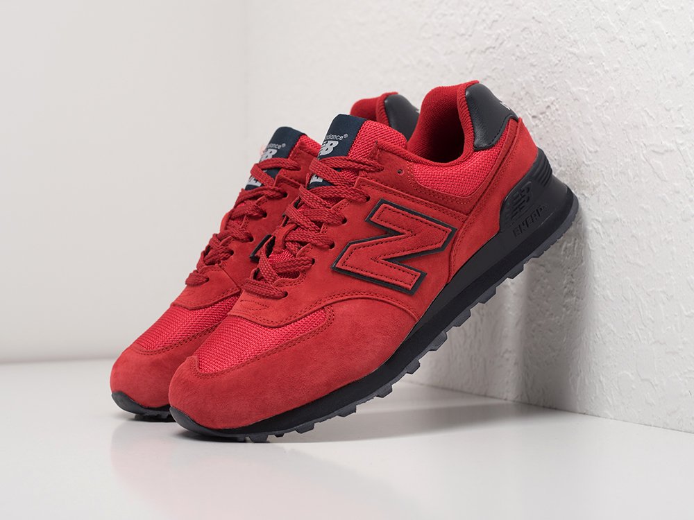 all red new balance 574