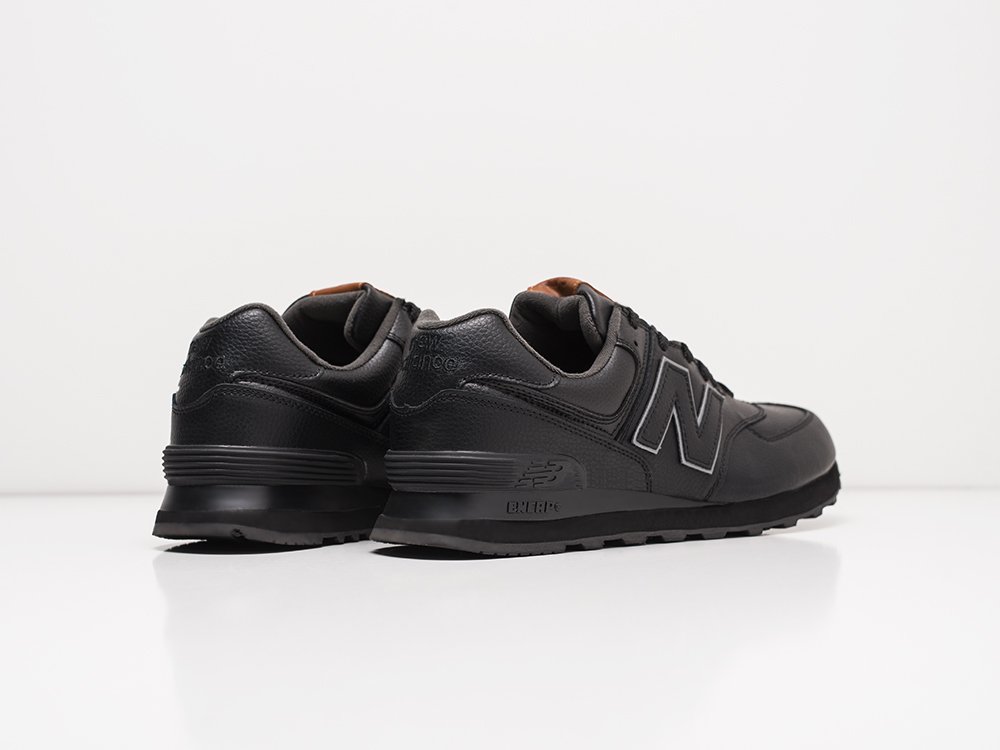 New balance 574 triple black deals