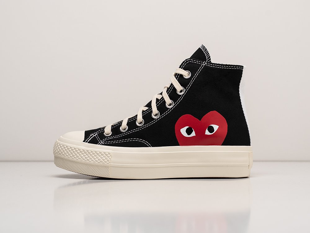 Converse play black discount
