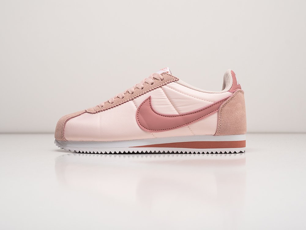 Nike cortez satin nylon trainers in pink shop