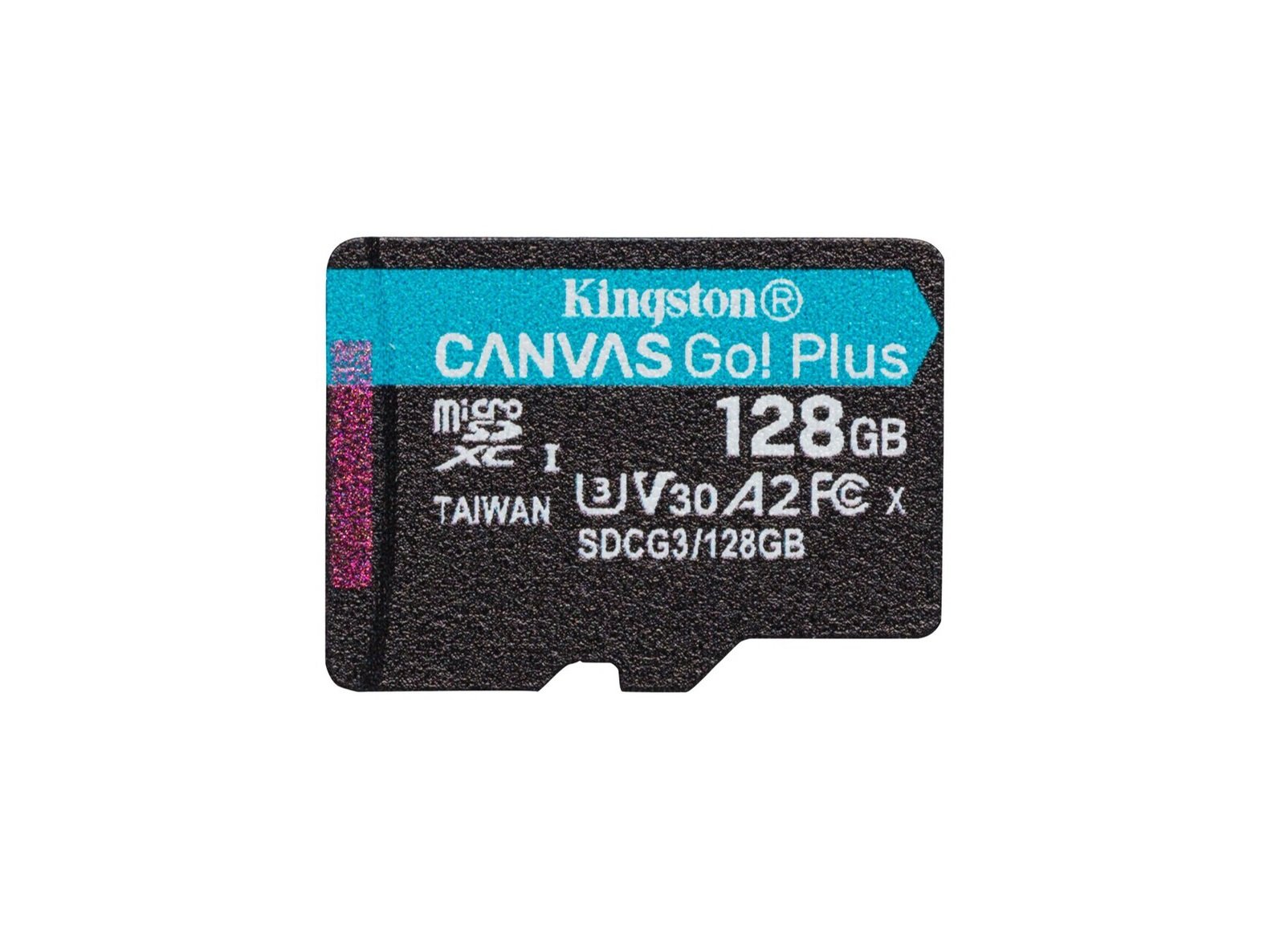 Карта памяти kingston canvas go plus microsdxc 128gb с адаптером