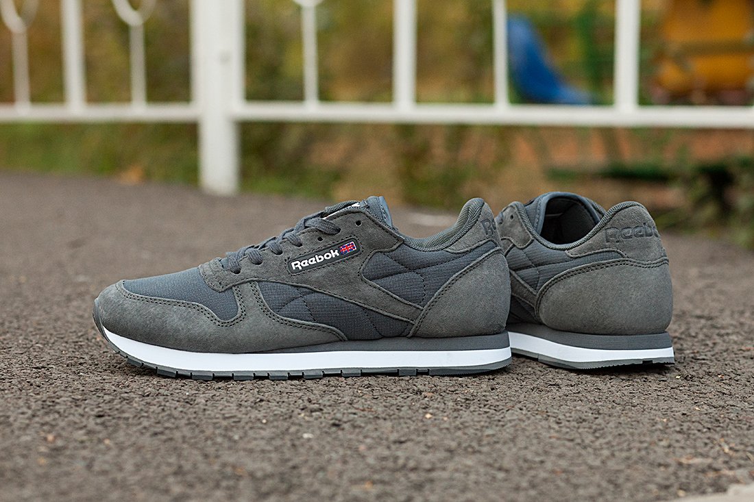 Reebok Classic Leather серые