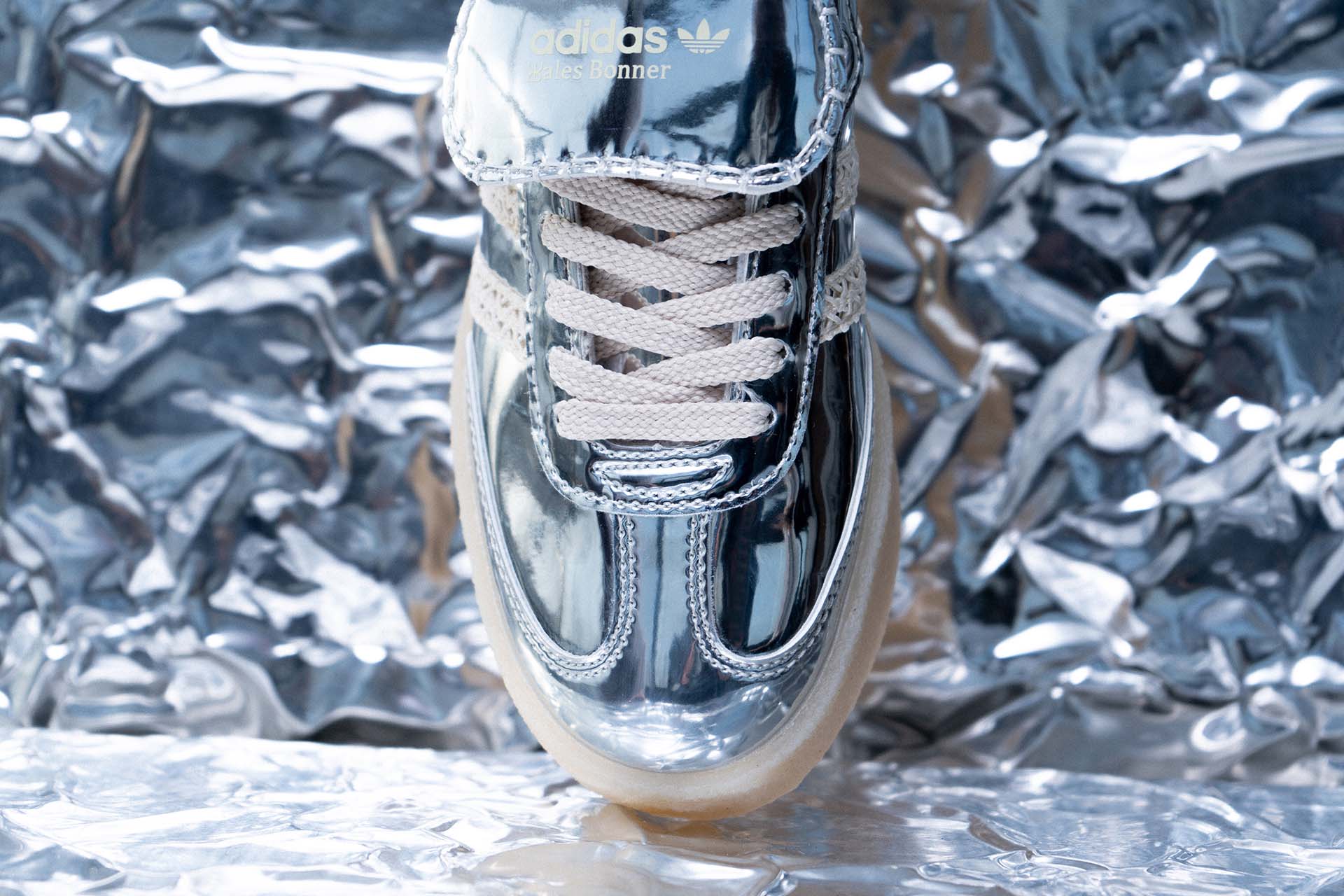 WALES BONNER X ADIDAS SAMBA 'SILVER METALLIC'