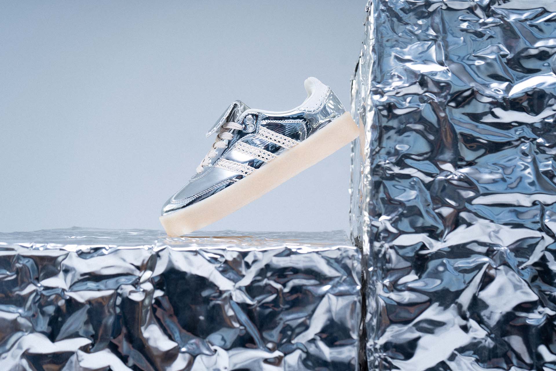 WALES BONNER X ADIDAS SAMBA 'SILVER METALLIC'